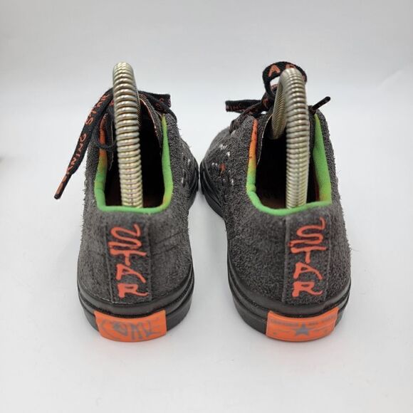 Converse X Come Tees One Star Ox Size 7 Womens Black Orange Shoes Sneakers - Picture 5 of 13